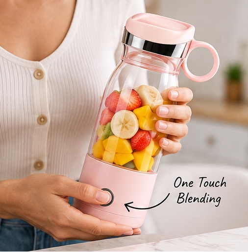 Portable USB Rechargeable Blender – Mini Juicer