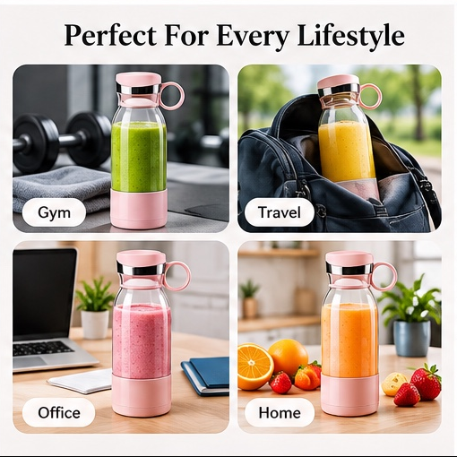 Portable USB Rechargeable Blender – Mini Juicer