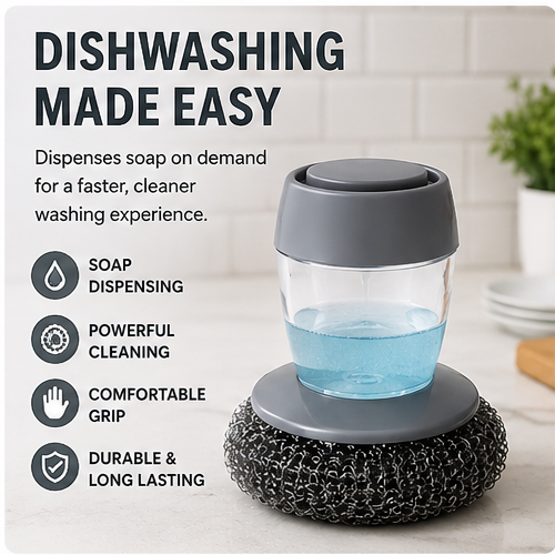 Soap Dispensing Brush