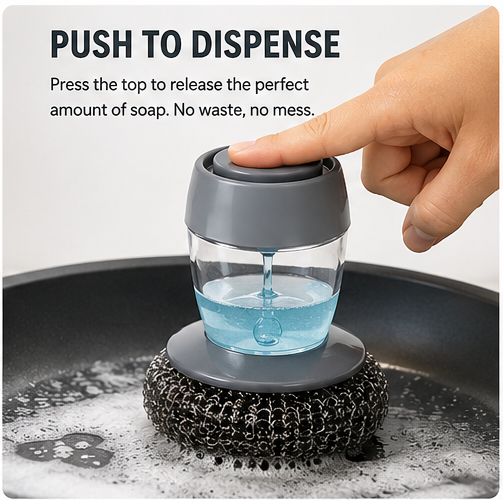 Soap Dispensing Brush