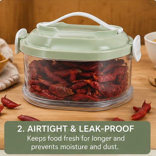 Nexora StackSeal™ 4-Tier Airtight Kitchen Organizer