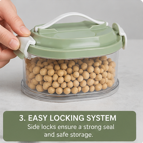 Nexora StackSeal™ 4-Tier Airtight Kitchen Organizer