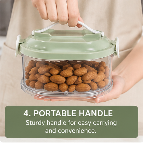 Nexora StackSeal™ 4-Tier Airtight Kitchen Organizer