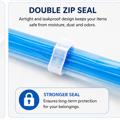 Vacuum Storage Bags with Hand Pump | Space Saving Storage Solution